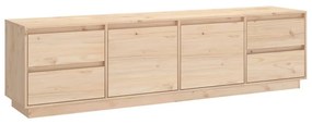 tömör fenyőfa TV-szekrény 176x37x47,5 cm