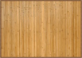 vidaXL négyszögletű természetes bambusz szőnyeg 70 x 100 cm