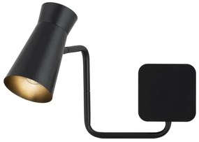 Argon 8880 - LORD fali lámpa 1xE14/7W/230V, fekete