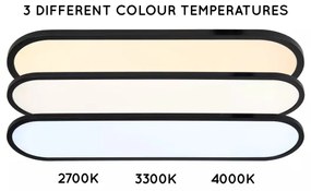 Lucide 07121/24/30 - LED dimmelhető mennyezeti lámpatest ELLY 24W/230V 2700/3300/4000K
