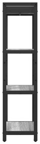 Könyvszekrény Szürke sonoma 40 x 30 x 118 cm Faanyag