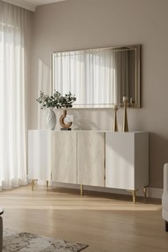 Poli 150 - White, Travertine, Gold