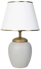 RAMZES asztali lámpa 1xE27/40W/230V fehér/szürke