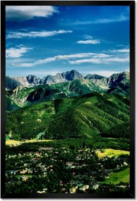 Poszterek keretben 40x60 Tájkép Tátra Lengyel hegyek