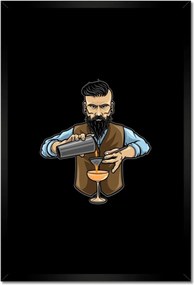 Poszterek keretben 40x60 Italkészítő csapos