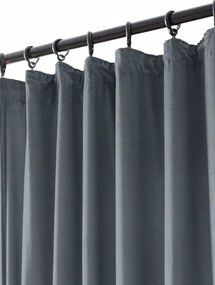 Sima Bársony Függöny 140x270 Bársony Szalagon