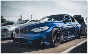 Fotótapéta 416x254 Kék Bmw M3 Auto