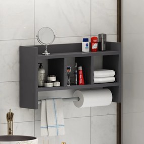 Fali polc Asya - Anthracite