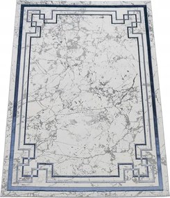 Szőnyeg 200x290 Szürke Gránátalmával Kék Hálószoba Nappali Modern