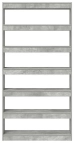 Könyvespolc Szürke Szerelt fa 100 x 30 x 198 cm Könyvespolc