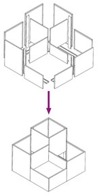 vidaXL Kerti cserép Antracit 80 x 80 x 60 cm Acél