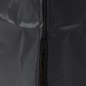 fekete 420D oxford szövet piramis alakú fűtőhuzat 86x47x241 cm