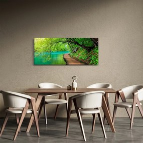 Kép - Plitvicei-tavak (120x50 cm)