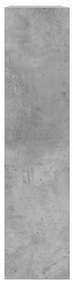 betonszürke szerelt fa cipőszekrény 80 x 21 x 87,5 cm