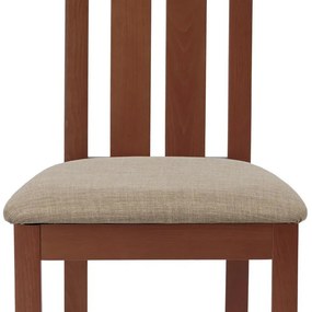 Étkezőszék, barna, tömör fa, BC-2602 TR3