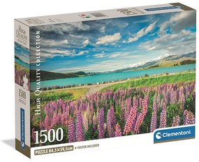 Új-Zéland Lake Tekapo 1500 db-os compact puzzle Clementoni