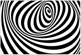 Poszterek 155x105 Absztrakt fekete-fehér