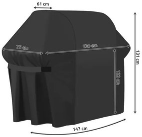 Kerti grillsütő takaró 147x61x122cm