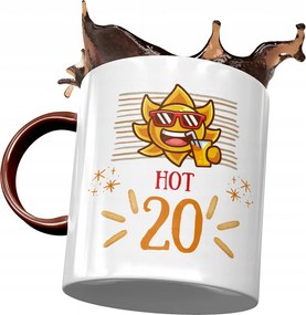 Bordó Bögre Születésnapra 20 20. 20. Ajándék Nyomtatott Fotóval