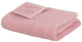 Rózsaszín frottír pamut törölköző 50x100 cm Simple – Casa Selección