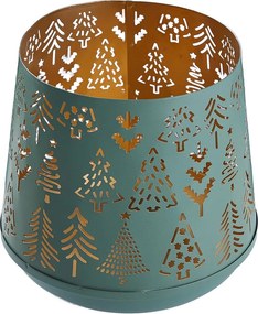 MOUNTAIN LODGE fém lámpás 20 cm , zöld