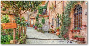 Konyhai panel Olasz utcák 120x60 cm Ragasztó