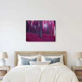 Egy rózsaszín erdő képe (70x50 cm)