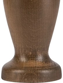 Asztali lámpa AMFORA 1xE27/60W/230V sötét barna/bükkfa