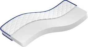 vidaXL fehér memóriahabos matrac 80 x 200 x 17 cm puha