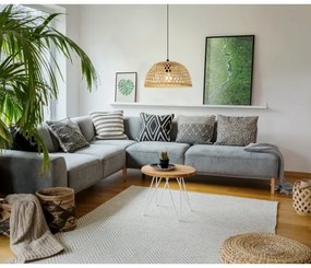 Eglo 55695 - Csillár zsinóron CLAVERDON 1xE27/40W/230V átm. 37 cm bézs