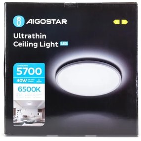 Aigostar - LED Fürdőszobai mennyezeti lámpa LED/40W/230V 6500K átm. 54 cm IP44