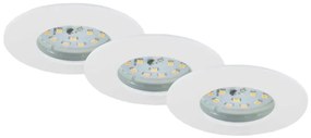 Briloner 7231-036 -KÉSZLET 3x LED Fürdőszobai beépíthető lámpa LED/5,5W/230V IP44