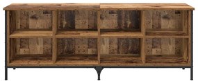 Cipőszekrény Öreg fa 131 x 35 x 50 cm Műszaki fa és vas