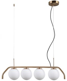 ITALUX PND-3300-4-HBR - Csillár zsinóron CARIMI 4xG9/5W/230V réz