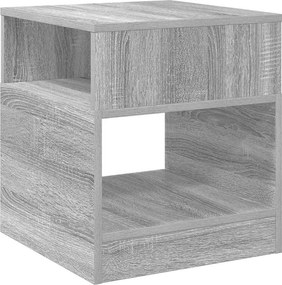 vidaXL Végasztal Szürke Sonoma 40,5 x 40 x 45 cm Faanyag