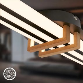 Brilo - TINKA LED mennyezeti lámpatest 30W/230V 3000K fekete