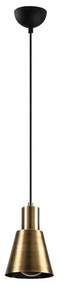 Fekete-aranyszínű függőlámpa ø 14 cm Kem – Opviq lights