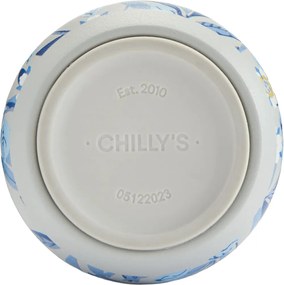 Chilly's Bottles termosz bögre - gránitszürke 340ml, Brighton Blossom/2. széria