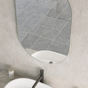 Erga Oval, ovális tükör 50x80cm, ERG-V01-OVAL-5080-CL