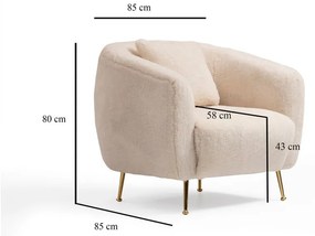 Bézs fotel Istiridye – Artie