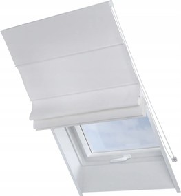 Kész redőny Rimini tetőtéri ablakra 50x60cm fehér