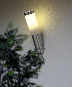 EGLO 81753 HELSINKI Modern Kültéri Fali Lámpa Fehér, Nikkel E27 IP20