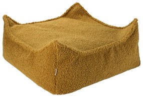 Barna buklé gyerek babzsákfotel Square – Wigiwama