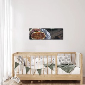 Füge és avokádó képe (órával) (90x30 cm)
