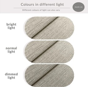 Bézs ágyneműtartós boxspring ágy 200x200 cm Caya – Maison de Rêve