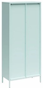 Világoskék fém tálalószekrény 80x186x40 cm Luna – Støraa