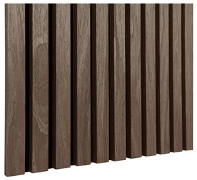 Akusztikus panel, fa furnér, dió, dió hatású 240x60x2,2 cm