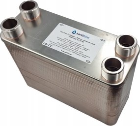 Hőcserélő Sanitline 80 Lemezes Teljesítmény 170kW Csatlakozás 4x 5/4"