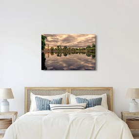 A tó és a fák képe (90x60 cm)