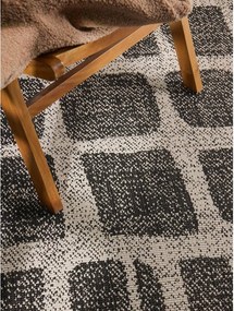 Fekete-krémszínű kültéri-beltéri szőnyeg 120x170 cm Haringey Ruskin – Ted Baker